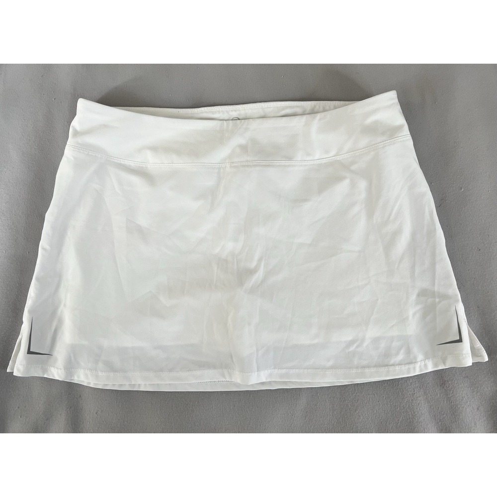 Etonic White mini tennis skirt, women's small, shorts built in Sz Large